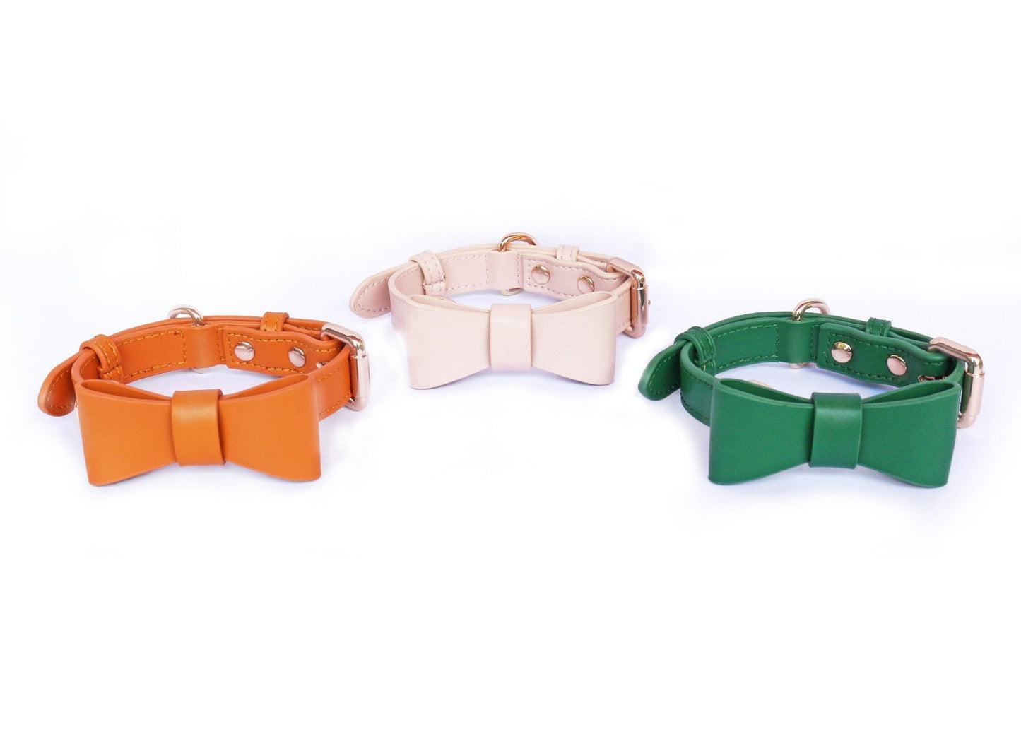 Designer Dog Collar with Bow Tie